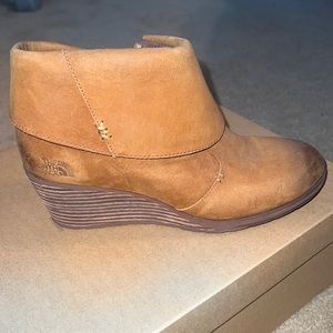 The North Face ankle booties/wedges. These are brand new!